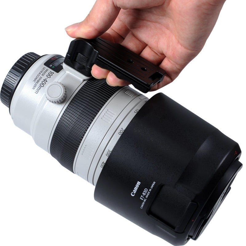 iShoot Lens Collar Foot Tripod Mount Ring Stand Base for Canon EF 100-400mm f/4.5-5.6L IS II USM Bottom is Camera Quick Release Plate Compatible with Ball Head of Arca-Swiss Standard Interface - Image 5